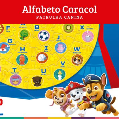 Imagem de Alfabeto Caracol Patrulha Canina Educativo Nig Brinquedos