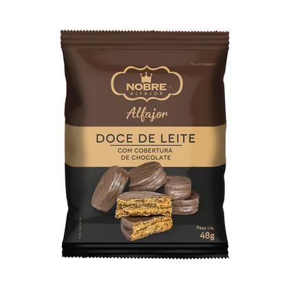 Imagem de Alfajor Nobre Doce de Leite com Cobertura de Chocolate  Display com 12 Unidades