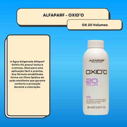 Imagem de Alfaparf Oxidante Água Oxigenada 90ml - 20 Volumes