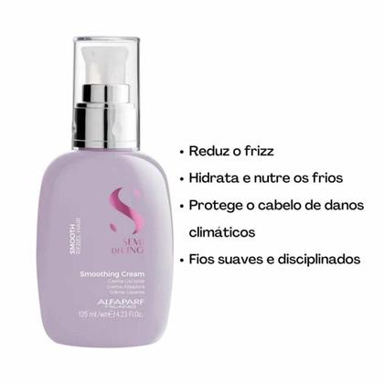 Imagem de Alfaparf Semi Di Lino Smooth Cream Leave-in 125ml