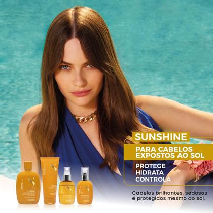 Imagem de Alfaparf Semi Di Lino Sunshine Kit Home Care (4 Produtos)