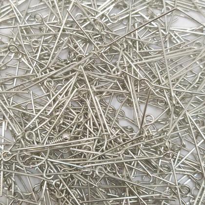 Imagem de Alfinete Contra Pino Metal Níquel 30mm 1000pçs 150g