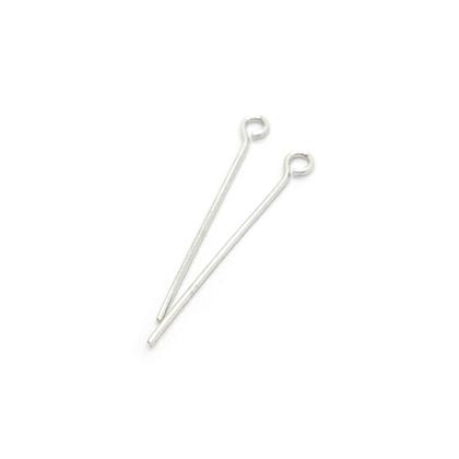 Imagem de Alfinete Contra Pino Metal Níquel 30mm 1000pçs 150g