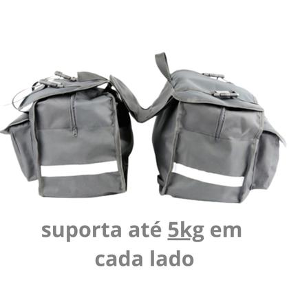 Imagem de Alforge Bau Bolsa Traseira Universal 40l Motos Black Luxo