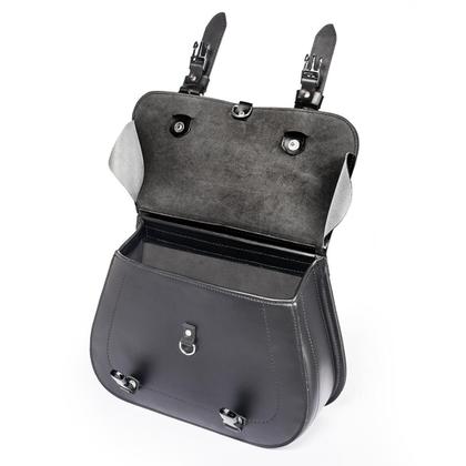 Imagem de Alforge Lateral Bolsa Custom 18 Litros Com Cravos Para Moto