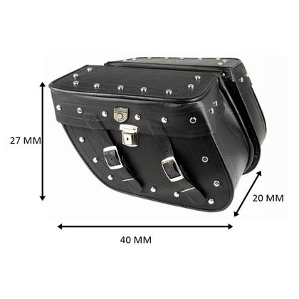 Alforge Lateral Com Cravo E Fechadura Chave 32 Litros + Afastador