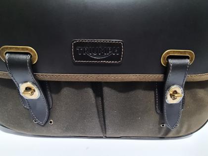 Alforje De Algodão Verde Oliva Original Bonneville A9518154