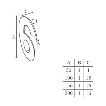 Imagem de Algarismo em Chapa em Aço Inox Polido ALG IL