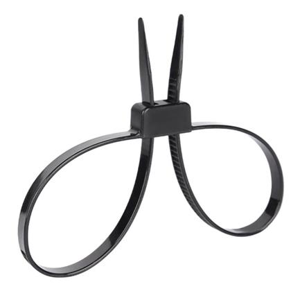 Imagem de Algemas Braçadeira Policia Kit 3 Uni Dupla Flexivel Descartavel Proteçao Segurança Suporte Multiuso