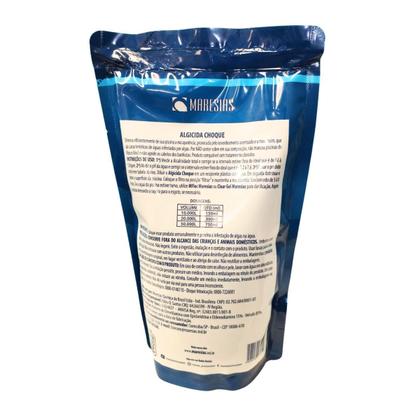 Imagem de Algicida Choque 1 Litro Refil Previne Elimina Algas Maresias