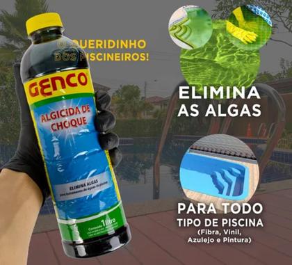 Imagem de Algicida Choque (Elimina algas) 1L Genco - 23718