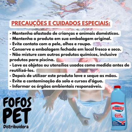 Imagem de Algicida Choque Hidroall HCL 1L