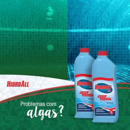 Imagem de Algicida De Choque P/ Piscinas Hcl 1 Lt Hidroall