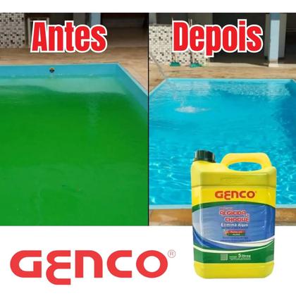 Imagem de Algicida de Choque para Piscina Pool Trat 5 L Genco