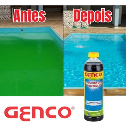 Imagem de Algicida de Manutenção para Piscina Pool Trat 1 L Genco