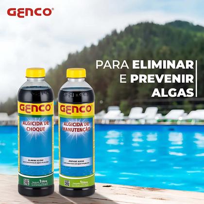 Imagem de Algicida de Manutenção para Piscina Pool Trat 1 L Genco