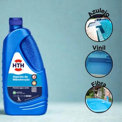 Imagem de Algicida Manutenção Prevenção HTH 1 Litro