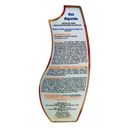Imagem de Algicida para Piscinas Prevenção Contra Algas para Piscina Manutenção e Choque Linha Oxi iGUi 1 Litro