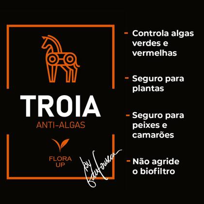 Imagem de Algicida Troia Fora Up 250ml Anti Algas  Removedor De Algas