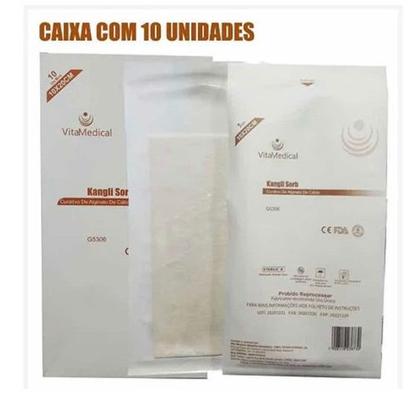 Imagem de Alginato de cálcio 10x20cm caixa com 10 unidades VitaMedical