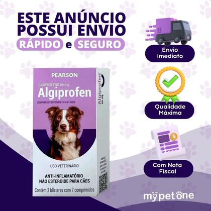 Imagem de Algiprofen Anti-inflamatório 66mg Cães até 15Kg Pearson