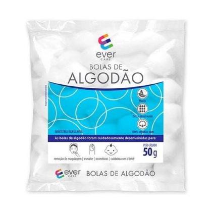 Imagem de ALGODÃO BOLA 50GR EVER CARE PCT C/12un