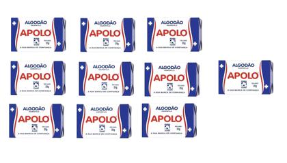 Imagem de Algodão Hidrófilo Apolo 25g Embalagem com 20 caixas de 25gr