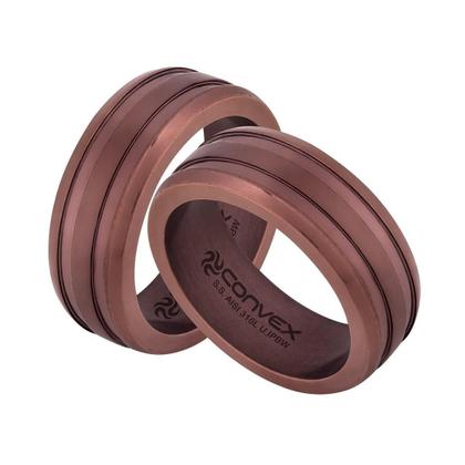 Imagem de Aliança Aço Eros 8mm U.IPBW