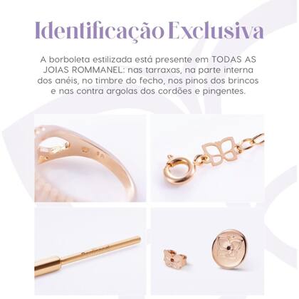 Imagem de Aliança banhada a ouro 513534 Rommanel Cor:DouradoTamanho:24