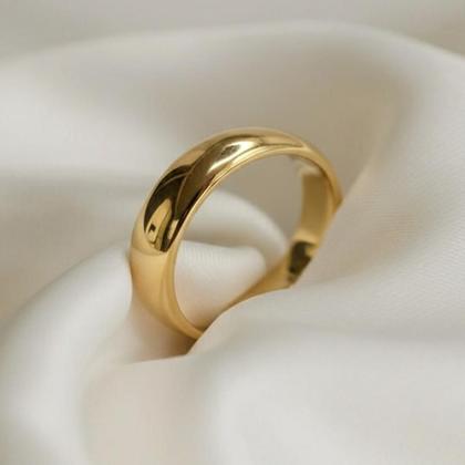 Imagem de Aliança Tradicional 6mm Ouro 18K Tungstênio