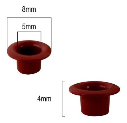 Imagem de Alicate 2 em 1 Para Fazer Furo e Aplicar Ilhós 54 + 400 Ilhoses Sortidos de Alumínio com Arruela