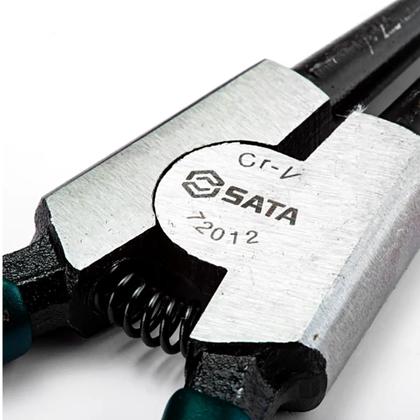 Imagem de Alicate 7 Polegadas para Anéis Externos Reto 19mm-60mm Bico Sata Aço Cromo
