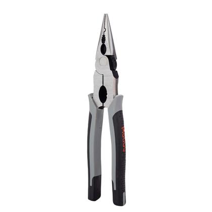 Alicate 9 Polegadas Universal Multifuncional Profissional Ponta Agulha Achatada Diagonal ou Kit Cabo Emborrachado - Modus Imagem de Alicate 9 Polegadas Universal Multifuncional Profissional Ponta Agulha Achatada Diagonal ou Kit Cabo Emborrachado