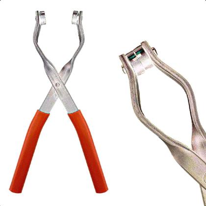 Imagem de Alicate Abraçadeira Filtro Combustível Ford GM Pontas Giratórias Cabo Isolado Engate Rápido Profissional Mecânica Automotiva