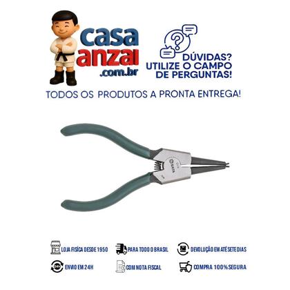 Imagem de Alicate anéis externo reto sata 9" 35-100mm