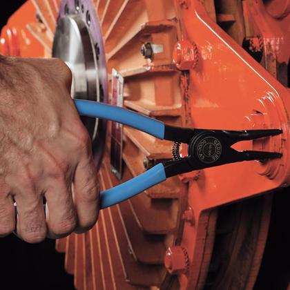 Imagem de Alicate angular para anéis externos pontas retas 8000 a1 - gedore 029210