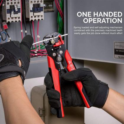 Imagem de Alicate automático para decapagem de fios Ferramenta de fixação de fios Crimpadores de cabos de isolamento