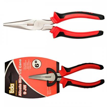 Imagem de Alicate Bico Meia Cana Eda 6'' Profissional Cromo Vanadio - 9Jw