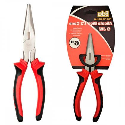 Imagem de Alicate Bico Meia Cana Eda 6'' Profissional Cromo Vanadio - 9Jw