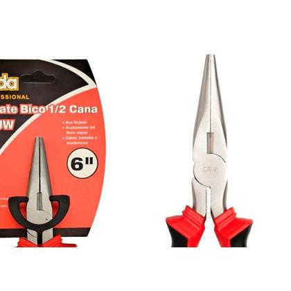 Imagem de Alicate Bico Meia Cana Eda 6'' Profissional Cromo Vanadio - 9Jw