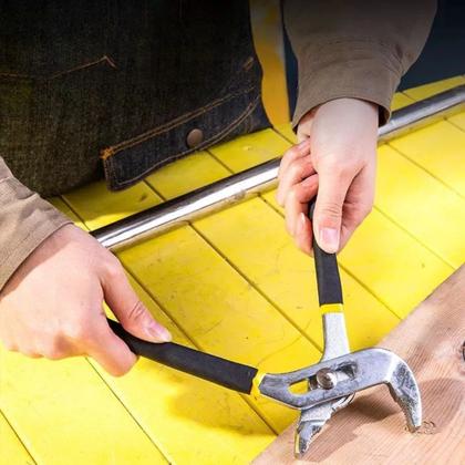 Imagem de Alicate Bomba Dágua 10 Polegadas 25cm Bico Papagaio Aço Resistente Profissional