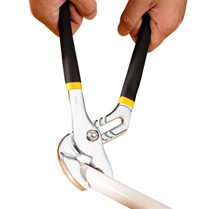 Imagem de Alicate Bomba Dágua 10 Polegadas 25cm Bico Papagaio Aço Resistente Profissional