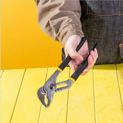 Imagem de Alicate Bomba Dágua 10 Polegadas 25cm Bico Papagaio Aço Resistente Profissional