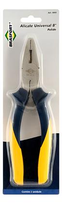 Imagem de Alicate BRASFORT Universal Polegadas 8" Polido - 8002