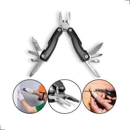Imagem de Alicate Canivete Multiuso Multifuncional Suiço Inox