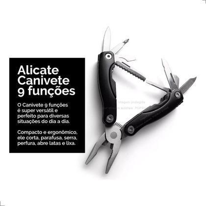 Imagem de Alicate Canivete Multiuso Multifuncional Suiço Inox