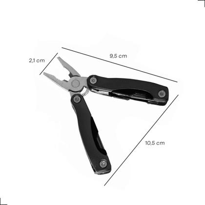 Imagem de Alicate Canivete Multiuso Multifuncional Suiço Inox