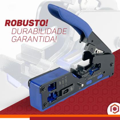 Imagem de Alicate Conector Passagem Rj45/rj11/rj12/cat5/cat6/cat7 Pci