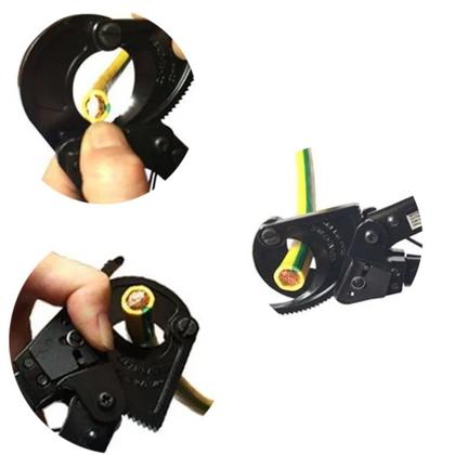 Imagem de Alicate Corta Cabos Fio Com Catraca Até 240mm Noll