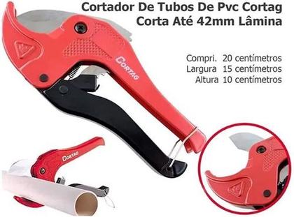 Imagem de Alicate Cortador Tubos Pvc Canos 42mm 61788 Cortag